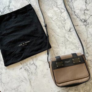 Rag & Bone Crossbody Mini Bag - Olive Greenish Beige & Black